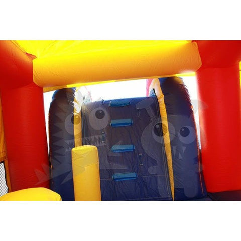 Rocket Inflatables Inflatable Bouncers 16'H Inflatable Wet/Dry 3-D Sports Combo with Slide Pool & Hoop by Rocket Inflatables COM-514 16'H Inflatable Wet/Dry 3-D Sports Combo with Slide Pool & Hoop by Rocket Inflatables by Rocket Inflatables SKU#COM-514