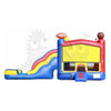 Image of Rocket Inflatables Inflatable Bouncers 16'H Inflatable Wet/Dry 3-D Sports Combo with Slide Pool & Hoop by Rocket Inflatables 781880223375 COM-514 16'H Inflatable Wet/Dry 3-D Sports Combo with Slide Pool & Hoop by Rocket Inflatables by Rocket Inflatables SKU#COM-514