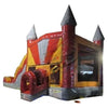 Image of Rocket Inflatables Inflatable Bouncers 16'H Lava Double Slide 7 in 1 Combo by Rocket Inflatables 16'H 7-in-1 Double Lane Combo by Rocket Inflatables SKU# COM-715-Lava