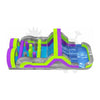 Image of Rocket Inflatables Inflatable Bouncers 35′ Green, Purple, & Gray Marble Commercial Inflatable Obstacle Course Wet/Dry Slide – End Load- Multiple Lane by Rocket Inflatables 781880232377 OBS-35-Purple/OBS-35-PUR/GRN/GRYMAR 35′ Commercial Inflatable Obstacle WetDry Slide End Load Multiple Lane