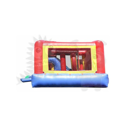 Rocket Inflatables Inflatable Bouncers 9'H 8-in-1 Neutral Colored Combo with Slide, Climbing Wall & Hoop by Rocket Inflatables 781880223917 COM-I1613 9'H 8-in-1 Neutral Colored Combo by Rocket Inflatables SKU#COM-I1613