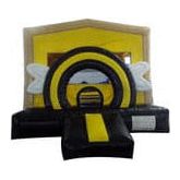 Rocket Inflatables Inflatable Bouncers Bumble Bee Black and Yellow Motif Bouncer with Arch and Wings by Rocket Inflatables BOU-Bee Bumble Bee Black and Yellow Motif Bouncer with Arch and Wingsl Rocket Inflatables