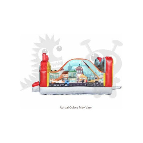 Rocket Inflatables Inflatable Bouncers City Indoor Playground with Obstacles & Hoop by Rocket Inflatables 781880232445 PG-LB1515