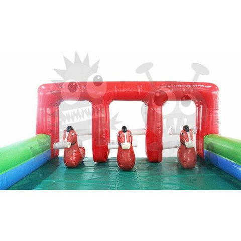 Rocket Inflatables Inflatable Bouncers Inflatable Pony Race Track 3 Lane Commercial Grade by Rocket Inflatables 781880232537 SPO-PT3L3088 Inflatable Pony Race Track 3 Lane Commercial Grade Rocket Inflatables
