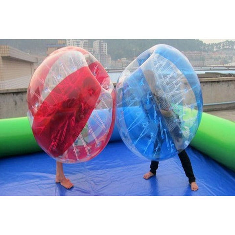 Rocket Inflatables Inflatable Bouncers Inflatable PVC Bumper Balls Clear/Red or Clear/Blue by Rocket Inflatables 781880232490 SPO-PVCBB/SPO-PVCBB-5