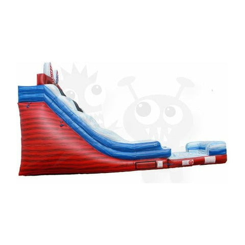 Rocket Inflatables Slides 20′H Patriot Wet/Dry Slide by Rocket Inflatables 781880229575 WAT-3520-Eagle/WAT-2718-Eagle
