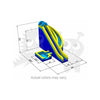 Image of Rocket Inflatables Slides 25′H Corkscrew Wet/Dry Slide by Rocket Inflatables 781880229568 WAT-CS3725