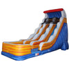 Image of Rocket Inflatables SLIP N SLIDE 21'H Double Lane Commercial Inflatable Water Slide Wave Wet/Dry Slide with Pool & Stairs by Rocket Inflatables WAT-DW34421-1 21'H Double Lane Commercial Inflatable Water Slide Wave Wet/Dry Slide with Pool & Stairs Rocket Inflatables