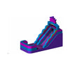 Image of Rocket Inflatables WET N DRY COMBOS 17'H Crown Wet/Dry Slide Pink Purple Princess – Single Lane by Rocket Inflatables 781880225775 WAT-2317-Crown 17'H Crown Wet/Dry Slide Princess – Single Lane SKU#WAT-2317-Crown