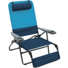 Image of Shelterlogic accessories Blue Sky/Navy RIO Gear Ottoman Lounge 4-Position Camp Chair by Shelterlogic 80958386876 GR569-432-1 Blue Sky/Navy RIO Gear Ottoman Lounge 4-Position Camp Chair 