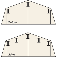 Roof Strengthening Kit for Arrow Sheds 10 ft. x 12 ft. (except Swing Door units) by Shelterlogic