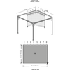 Image of Shelterlogic Canopies & Gazebos 10 ft. x 10 ft. Brown Curtains for Genova Gazebo by Shelterlogic 781880250012 135-9160574