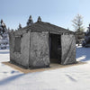 Image of Shelterlogic Canopies & Gazebos 10 ft. x 16 ft. Grey Universal Winter Gazebo Cover by Shelterlogic 781880200734 135-9167481