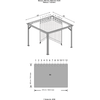 Image of Shelterlogic Canopy & Gazebo Accessories 12 ft. x 12 ft. Gray Curtains for Monaco, Messina, and Mykonos Gazebo by Shelterlogic 781880258971 135-9163827 12 ft. x 12 ft. Gray Curtains for Monaco, Messina, and Mykonos Gazebo