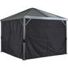 Image of Shelterlogic Canopy & Gazebo Accessories 8x8 ft. Curtains for Sanibel Gazebo by Shelterlogic 772830163902 135-9163902 8x8 ft. Curtains for Sanibel Gazebo by Shelterlogic SKU# 135-9163902