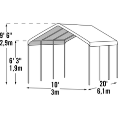 10 x 20 ft. MaxAP Gazebo Canopy 2-in-1 Enclosure by Shelterlogic