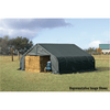 Image of Shelterlogic Canopy Tent 22 x 28 ft. ShelterCoat Garage Peak Green STD by Shelterlogic 677599787416 78741 22 x 28 ft. ShelterCoat Garage Peak Green STD Shelterlogic SKU# 78741