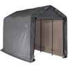 Image of Shelterlogic Canopy Tent 6 x 12 x 8 ft Peak Gray Shed-in-a-Box by Shelterlogic 677599704130 70413 6 x 12 x 8 ft Peak Gray Shed-in-a-Box by Shelterlogic SKU# 70413