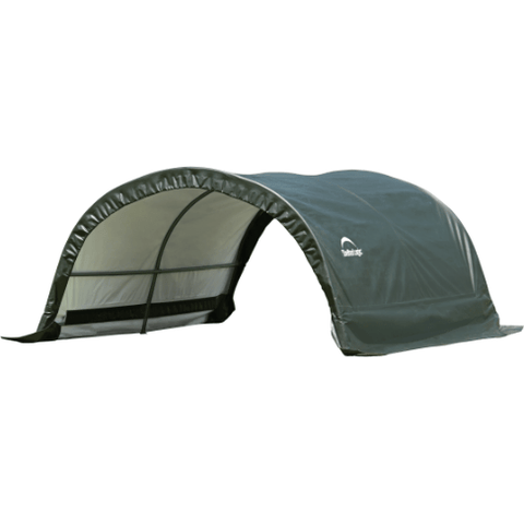 Shelterlogic Canopy Tent 8x10x5 Round Small Livestock Portable Shelter by Shelterlogic 677599515606 51560 8x10x5 Round Small Livestock Portable Shelter by Shelterlogic 51560