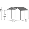 Image of Shelterlogic Canopy Tent 9 x 16 ft. Monarc Gazebo Canopy by Shelterlogic 677599258817 25881 9 x 16 ft. Monarc Gazebo Canopy by Shelterlogic SKU# 25881