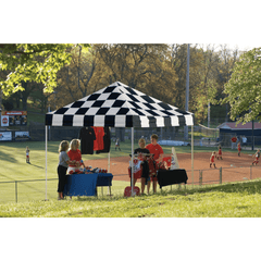 Checkered Flag 10 x 10 ft. Pop-Up Canopy HD Straight Leg by Shelterlogic