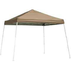 Shelterlogic Canopy Tent Desert Bronze 10 x 10 ft. Pop-Up Canopy HD Slant Leg by Shelterlogic 677599225598 22559