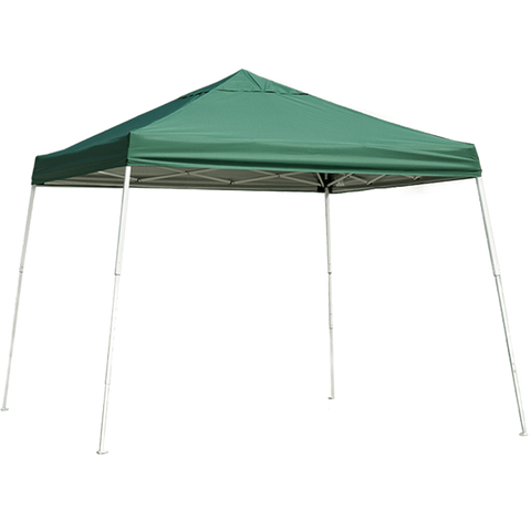 Shelterlogic Canopy Tent Green 10 x 10 ft. Pop-Up Canopy HD Slant Leg by Shelterlogic 677599225574 22557 Green 10 x 10 ft. Pop-Up Canopy HD Slant Leg by Shelterlogic 22557