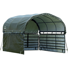 Shelterlogic Canopy Tent Green 12 x 12 ft. Enclosure Kit for Corral Shelter by Shelterlogic 677599514821 51482 Green 12 x 12 ft. Enclosure Kit for Corral Shelter by Shelterlogic 