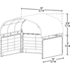 Image of Shelterlogic Canopy Tent Green 12 x 12 ft. Enclosure Kit for Corral Shelter by Shelterlogic 677599514821 51482 Green 12 x 12 ft. Enclosure Kit for Corral Shelter by Shelterlogic 