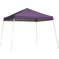 Shelterlogic Canopy Tent Purple 10 x 10 ft. Pop-Up Canopy HD Slant Leg by Shelterlogic 677599227028 22702 Purple 10 x 10 ft. Pop-Up Canopy HD Slant Leg by Shelterlogic 22702