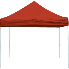 Shelterlogic Canopy Tent Red 10 x 10 ft. Pop-Up Canopy HD Straight Leg by Shelterlogic 677599225611 22561 Red 10 x 10 ft. Pop-Up Canopy HD Straight Leg by Shelterlogic 22561