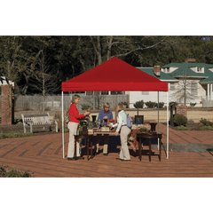 Red 10 x 10 ft. Pop-Up Canopy HD Straight Leg by Shelterlogic