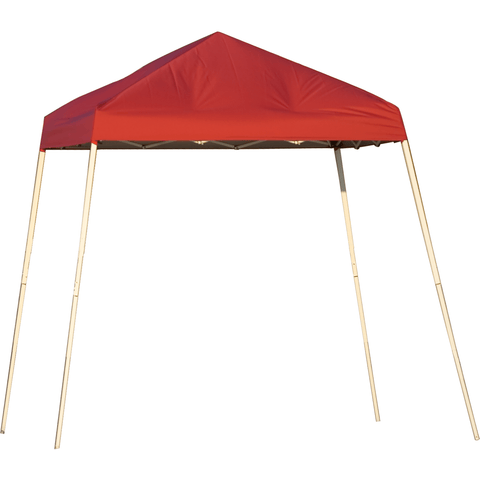 Shelterlogic Canopy Tent Red 8 x 8 ft. Pop-Up Canopy HD Slant Leg by Shelterlogic 677599225789 22578 Red 8 x 8 ft. Pop-Up Canopy HD Slant Leg by Shelterlogic 22578