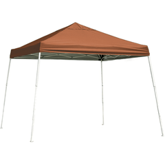 Shelterlogic Canopy Tent Terracotta 10 x 10 ft. Pop-Up Canopy HD Slant Leg by Shelterlogic 677599227370 22737 Terracotta 10 x 10 ft. Pop-Up Canopy HD Slant Leg by Shelterlogic 22737