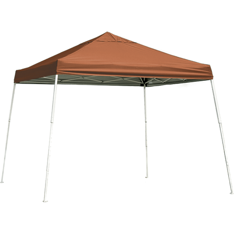 Shelterlogic Canopy Tent Terracotta 12 x 12 ft. Pop-Up Canopy HD Slant Leg by Shelterlogic 677599227417 22741