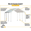 Image of Shelterlogic Canopy Tent White 10 x 20 ft. MaxAP Gazebo Canopy 8 Legs by Shelterlogic 677599257759 23539 White 10 x 20 ft. MaxAP Gazebo Canopy 8 Legs by Shelterlogic 23539