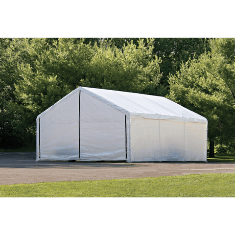 Shelterlogic Canopy Tent White 18 × 30 ft. Canopy Enclosure Kit by Shelterlogic 677599261794 26179 White 18 × 30 ft. Canopy Enclosure Kit by Shelterlogic SKU# 26179