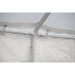 White 18 × 40 ft. Canopy Enclosure Kit by Shelterlogic