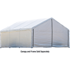 Shelterlogic Canopy Tent White 18 × 40 ft. Canopy Enclosure Kit by Shelterlogic 677599261800 26180 White 18 × 40 ft. Canopy Enclosure Kit by Shelterlogic SKU# 26180