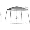Image of Shelterlogic Canopy Tents 11 ft. x 11 ft. Khaki Solo Steel SOLO72 Slant Leg Pop-Up Canopy by Shelterlogic 677599334450 167541DS 11 ft. x 11 ft. Khaki Solo Steel SOLO72 Slant Leg Pop-Up Canopy 