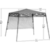 Image of Shelterlogic Canopy Tents 6 ft. x 6 ft. Charcoal Go Hybrid Slant Leg Pop-Up Canopy by Shelterlogic 677599334245 167520DS 6 ft. x 6 ft. Charcoal Go Hybrid Slant Leg Pop-Up Canopy Shelterlogic