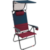 Image of Shelterlogic Outdoor Furniture Charcoal/Oxblood RIO Gear Hi-Boy Canopy Chair by Shelterlogic 80958386845 GR643HCP-430-1 Charcoal/Oxblood RIO Gear Hi-Boy Canopy Chair by Shelterlogic 