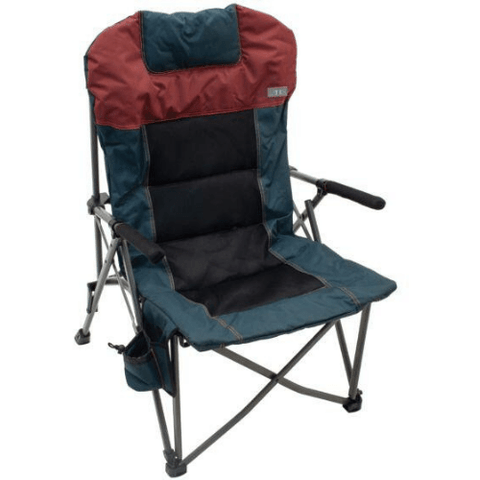 Shelterlogic Outdoor Furniture Oxblood/Navy RIO Deluxe Hard Arm Quad Chair by Shelterlogic 80958397100 GRQCHD01-436-1 Oxblood/Navy RIO Deluxe Hard Arm Quad Chair by Shelterlogic 