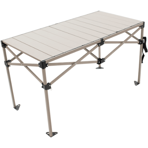 Shelterlogic Outdoor Tables 25 in. x 48 in. RIO Gear Aluminum Camp Table by Shelterlogic T648-1 25 in. x 48 in. RIO Gear Aluminum Camp Table by Shelterlogic T648-1
