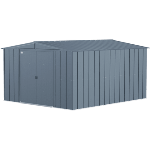 Shelterlogic Sheds and Storage 10 ft. x 12 ft., Blue Grey Arrow Classic Steel Storage Shed by Shelterlogic 026862114372 CLG1012BG 10 ft. x 12 ft., Blue Grey Arrow Classic Steel Storage Shed CLG1012BG