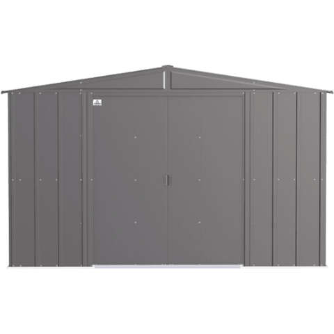 Shelterlogic Sheds and Storage 10 ft. x 12 ft., Charcoal Arrow Classic Steel Storage Shed by Shelterlogic 026862114037 CLG1012CC 10 ft. x 12 ft., Charcoal Arrow Classic Steel Storage Shed CLG1012CC