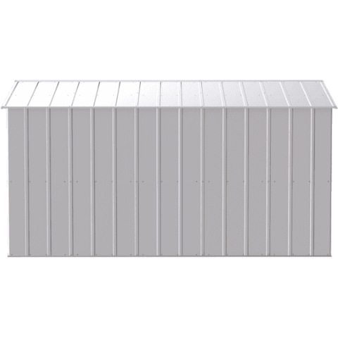 Shelterlogic Sheds and Storage 10 ft. x 12 ft. Flute Grey Arrow Classic Steel Storage Shed by Shelterlogic 026862114204 CLG1012FG 10 ft. x 12 ft. Flute Grey Arrow Classic Steel Storage Shed CLG1012FG
