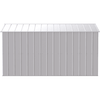 Image of Shelterlogic Sheds and Storage 10 ft. x 12 ft. Flute Grey Arrow Classic Steel Storage Shed by Shelterlogic 026862114204 CLG1012FG 10 ft. x 12 ft. Flute Grey Arrow Classic Steel Storage Shed CLG1012FG