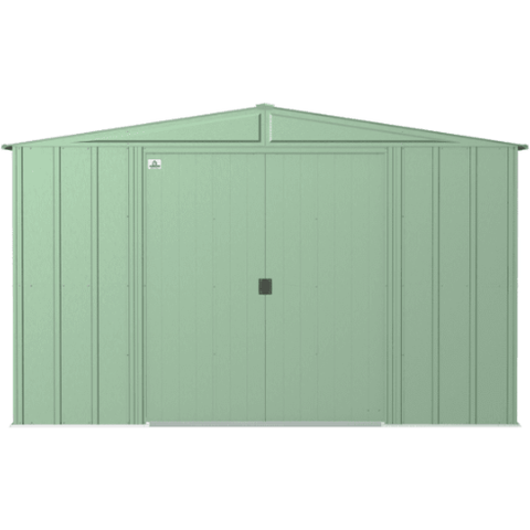 Shelterlogic Sheds and Storage 10 ft. x 12 ft., Sage Green Arrow Classic Steel Storage Shed by Shelterlogic 026862114549 CLG1012SG 10 ft. x 12 ft., Sage Green Arrow Classic Steel Storage Shed CLG1012SG
