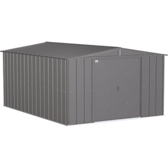 Shelterlogic Sheds and Storage 10 ft. x 14 ft. Charcoal Arrow Classic Steel Storage Shed by Shelterlogic 026862114044 CLG1014CC 10 ft. x 14 ft. Charcoal Arrow Classic Steel Storage Shed CLG1014CC